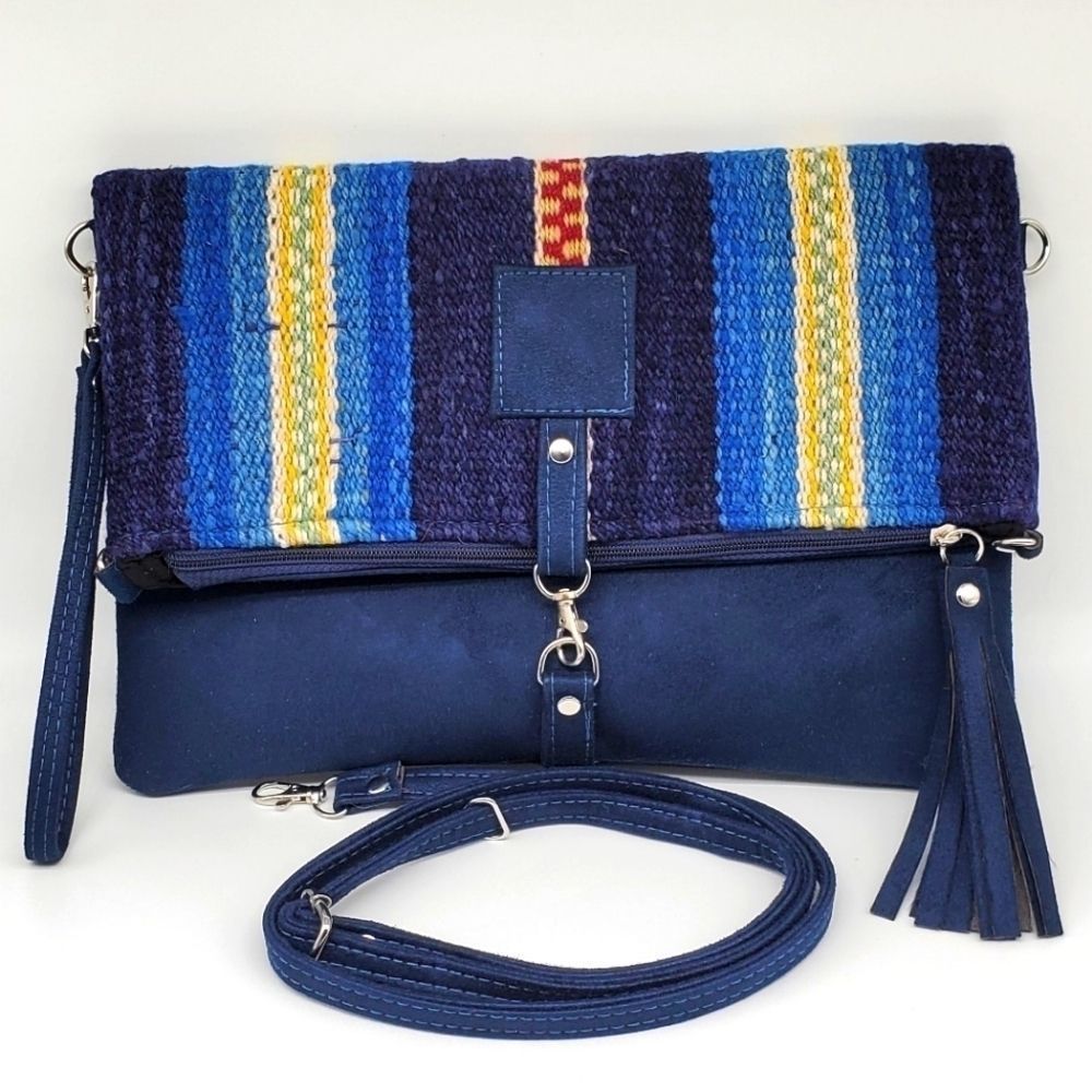 Suede Sheep Wool Handbag